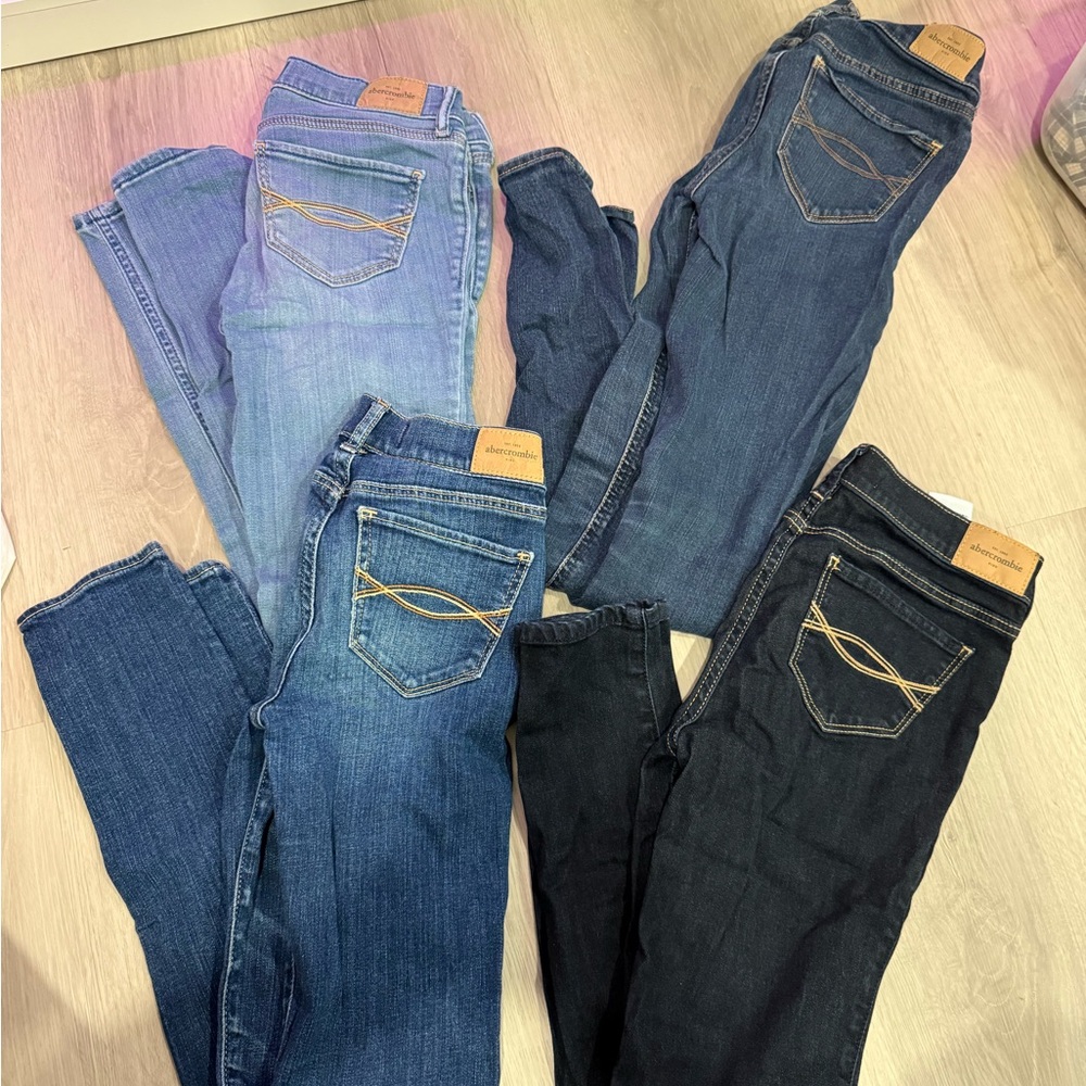 Abercrombie kids Skinny Jeans - Light Blue, Dark Blue, Black